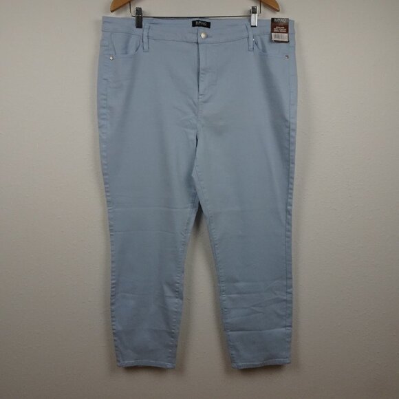 Buffalo David Bitton High Rise Jeans Women's Size 18 Blue Stretch - Picture 1 of 9